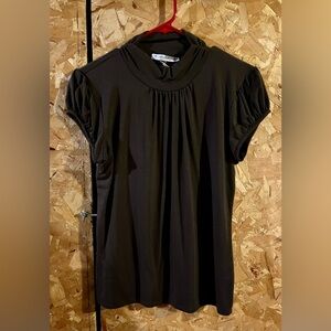 Elegant Chocolate Brown Women's Top